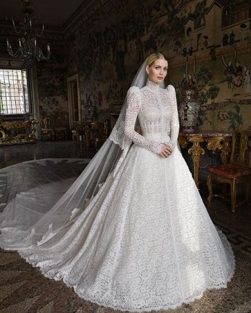 Lady Kitty Spencer's wedding dress