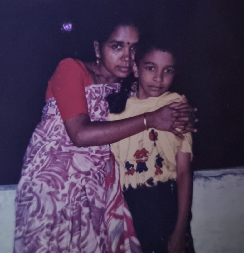 Madan Gowri and his mom