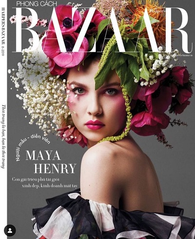 Maya Henry featured in Harper's Bazaar