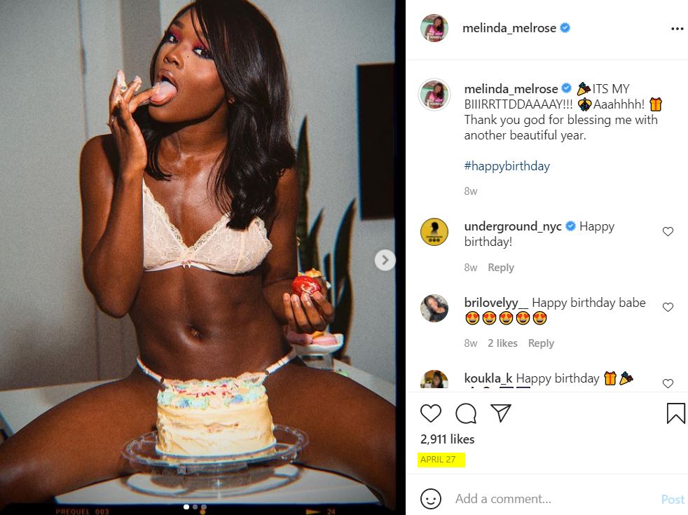 Melinda Melrose celebrates her birthday