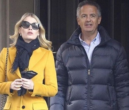 Michael Lewis and Lady Kitty Spencer spotted on various occassions