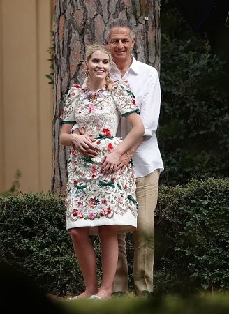 Michael Lewis and his wife Lady Kitty Spencer