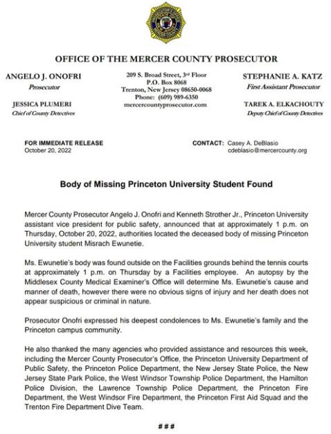 Misrach's missing body found