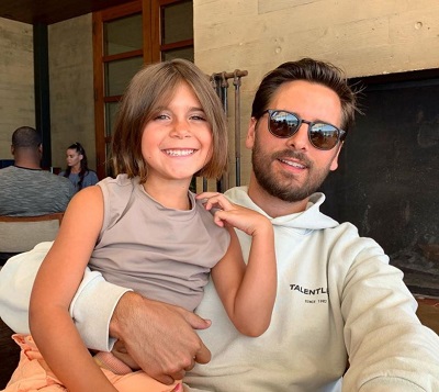 Penelope Disick with her father Scott Disick