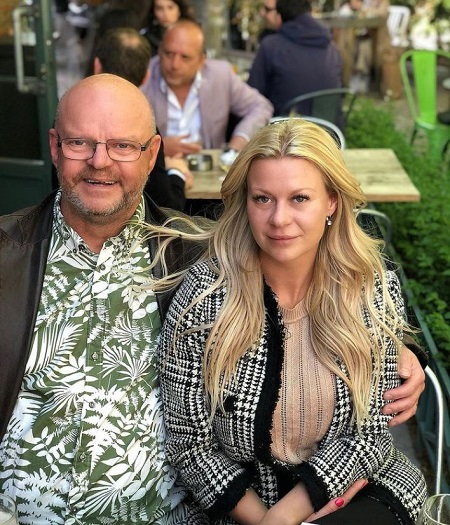Pernilla Sjoholm with her father