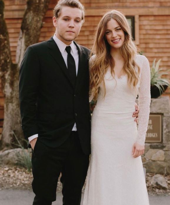 Riley Keough with her brother