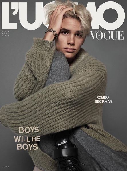 Romeo featured on Vogue magazine cover