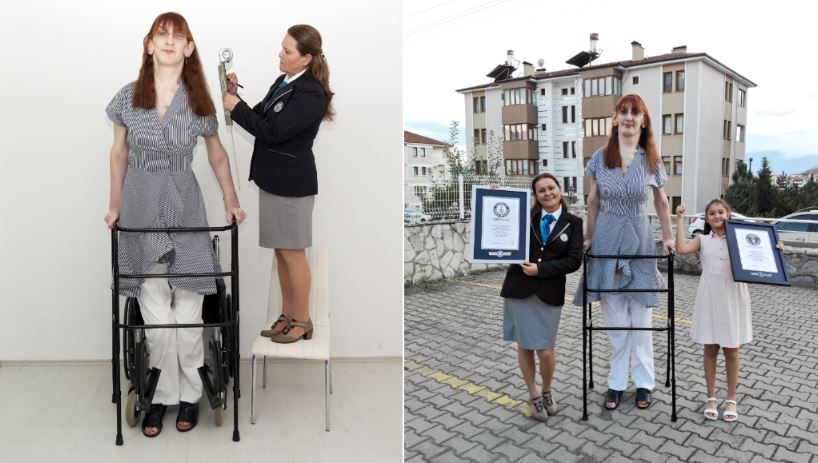 Rumeysa Gelgi is confirmed as the world's tallest living woman by Guinness World Records
