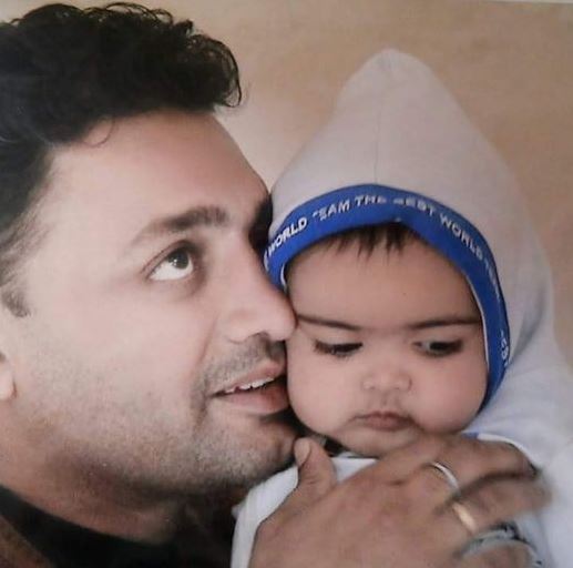 Sanjay with his daughter Yashodhara Phogat