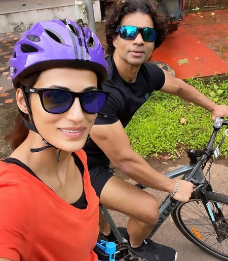 Shilpa Reddy with her husband