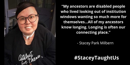 Stacey Park Milbern Career- Disability Justice Activist