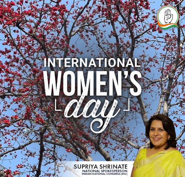 Supriya Shrinate celebrated International Women's Day