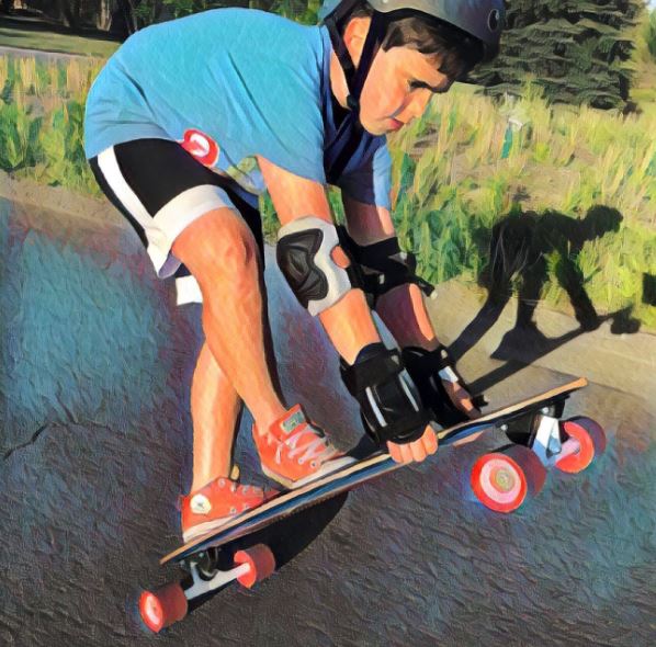 Tyler Wladis learned skateboarding