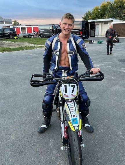 Viggo loves to ride motorcycle