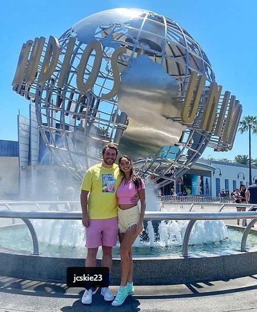 Vinessa Vidotto and her boyfriend Jordan Skie visited Universal Studios Hollywood