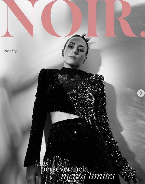 Zuria Vega appeared on th cover page of Noir magazine